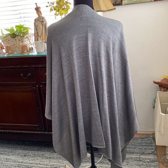 Shawl grey silver - Picture 2 of 5